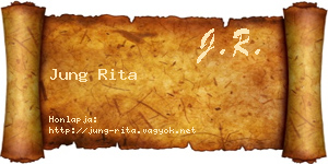 Jung Rita névjegykártya